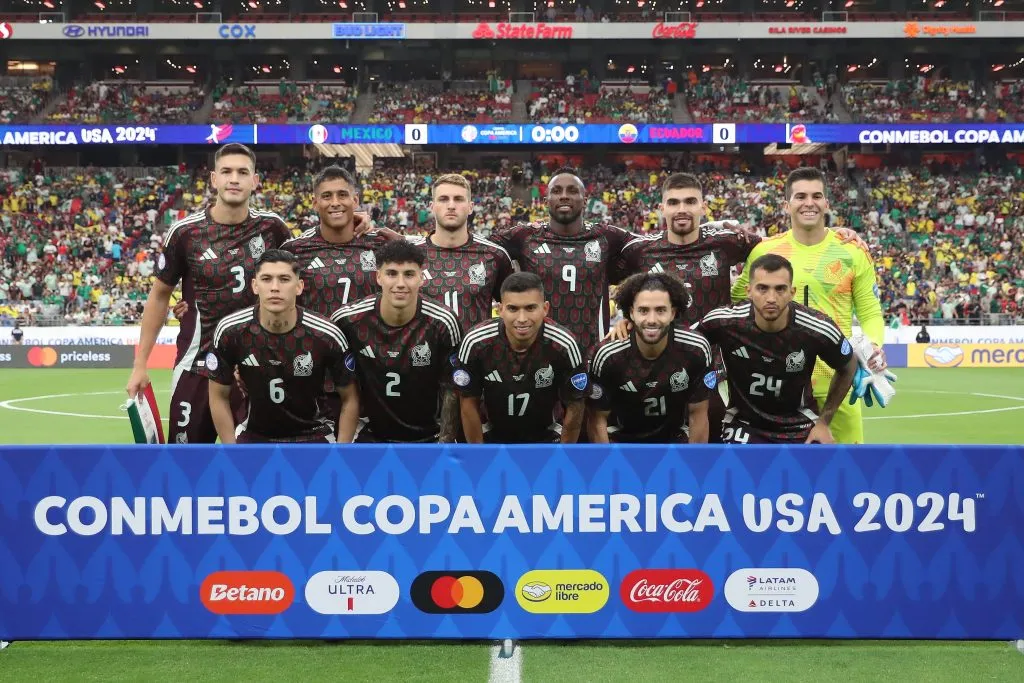 El 11 de México ante Ecuador, el último partido de la Copa América 2024 (IMAGO)