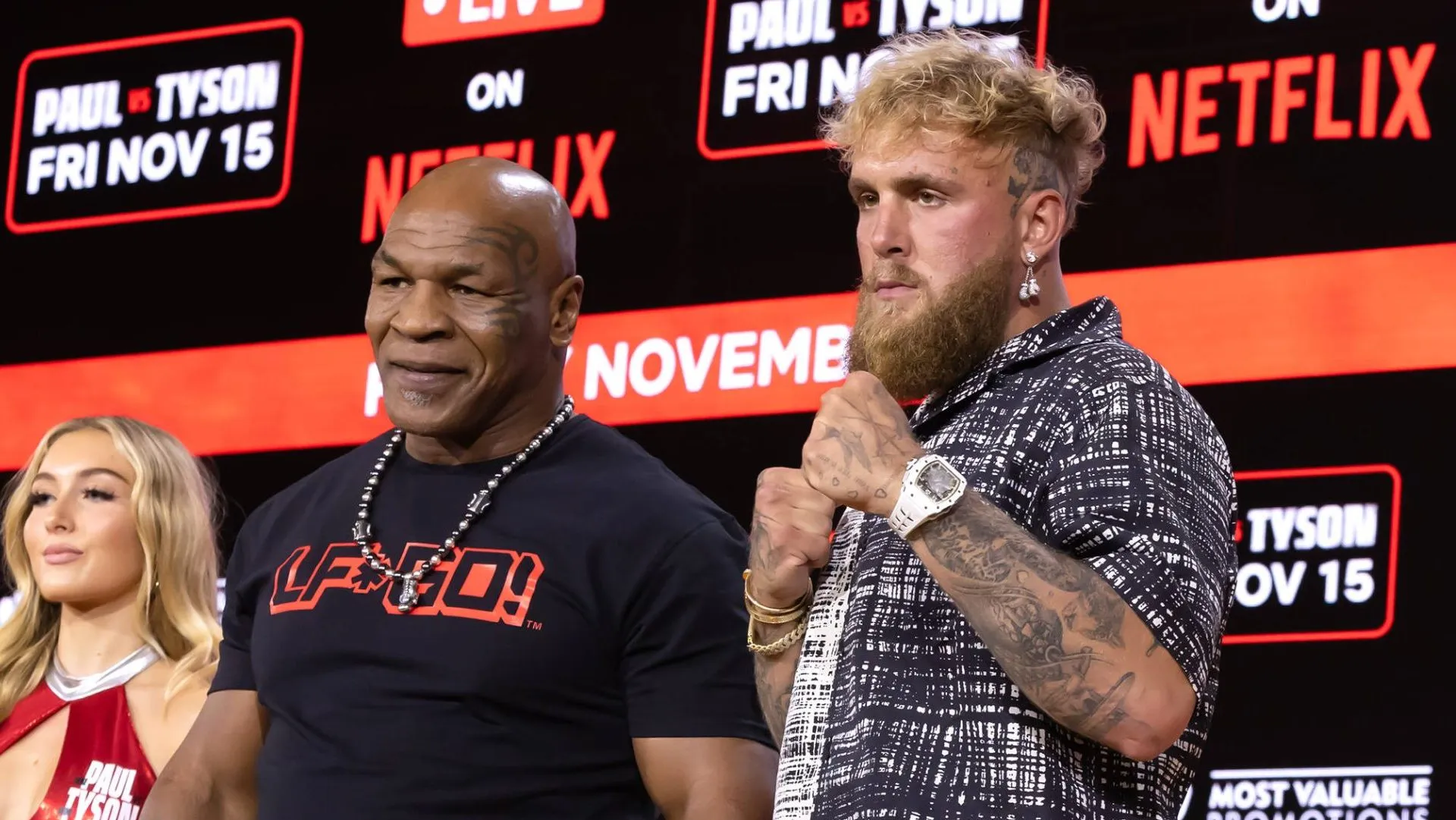 El combate entre Jake Paul y Mike Tyson se disputará a ocho rounds de dos minutos. (Imago)