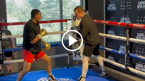 Canelo Álvarez se prepara con un campeón del mundo para su pelea vs. Edgar Berlanga