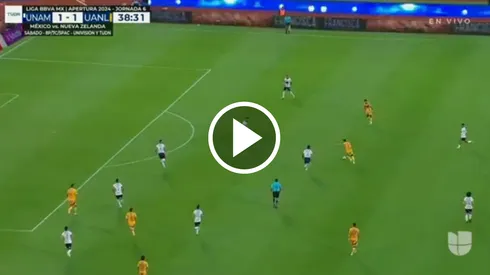 Golazo de Fernando Gorriarán para Tigres ante Pumas