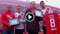 Meza se encuentra jugando en River Plate.