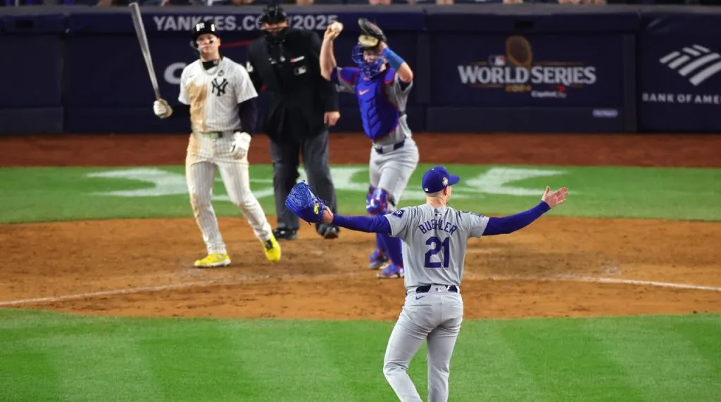 El último out de la Serie Mundial 2024. (Foto: Getty Images)
