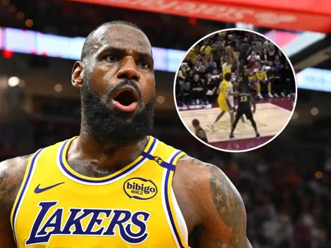 La jugada que hizo reaccionar a LeBron con más de 2 millones de vistas