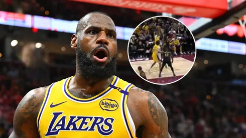 LeBron y Bronny James en Lakers vs. Cavaliers.