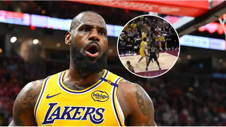 LeBron y Bronny James en Lakers vs. Cavaliers.