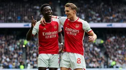 Bukayo Saka y Martin Ødegaard no serán de la partida con Arsenal en la Carabao Cup