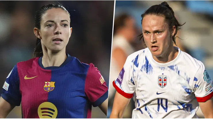 Aitana Bonmatí y Caroline Graham Hansen, dos de las mejores jugadoras del mundo. (Imago)