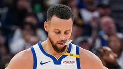 Stephen Curry en Warriors vs. Clippers.