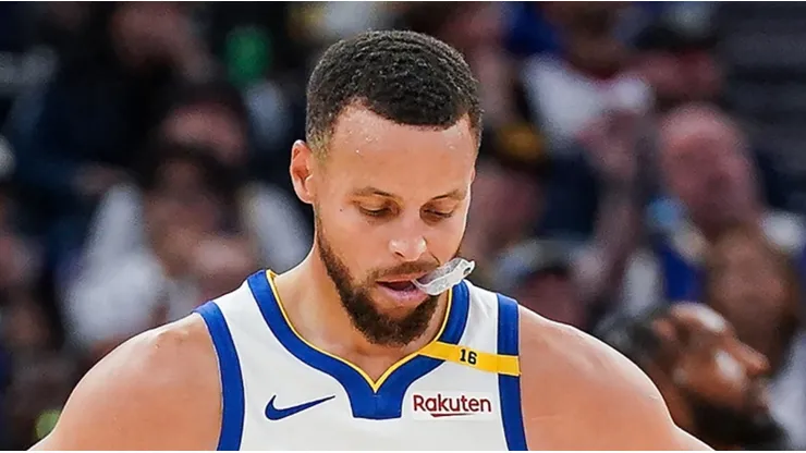 Stephen Curry en Warriors vs. Clippers.