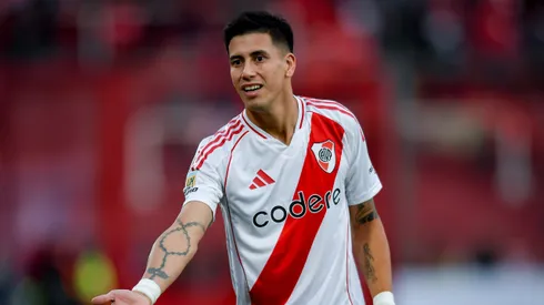 Maxi Meza, resistido por el público riverplatense.