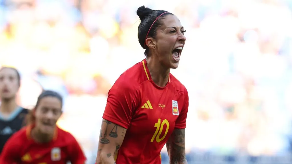 Jennifer Hermoso no dudó a la hora de tener que elegir entre Messi y Cristiano Ronaldo. (GETTY IMAGES)