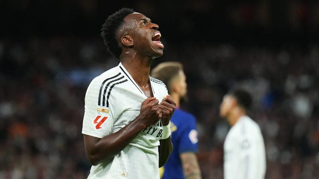 La frustración de Vinicius Jr por su mal partido en El Clásico [Foto: Getty Images]