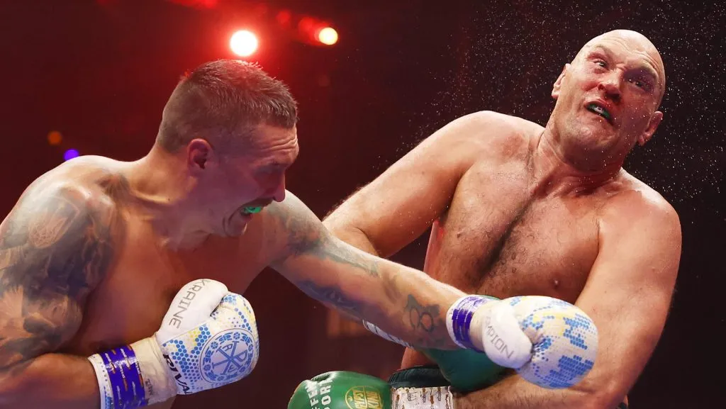 Tyson Fury quiere cambiar la cara y quedarse con la revancha ante Oleksandr Usyk. (GETTY IMAGES)