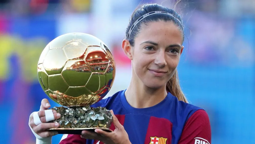 Aitana Bonmatí, ganadora del Balón de Oro 2023, está nominada nuevamente (IMAGO)