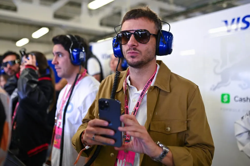 Martín Anselmi, en el sector de RB durante las Free Practice del GP de México (Getty Images)