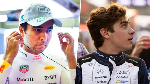 Checo Pérez y Franco Colapinto en el GP de México