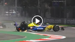 Alex Albon chocó en la FP1 del GP de México 2024