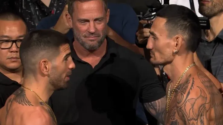 Ilia Topuria y Max Holloway tuvieron un último cara a cara y se dijeron de todo.