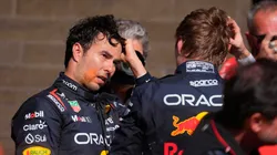 Checo Pérez y Max Verstappen tras el GP de Austin