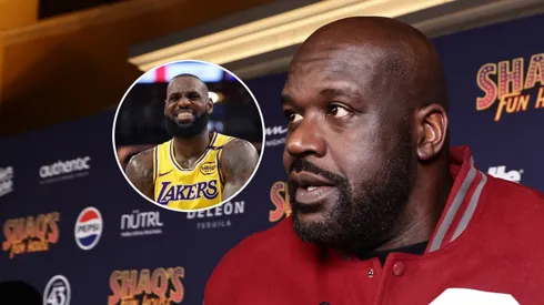 LeBron James y Shaquille O'Neal.