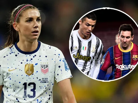 "Es mucho mejor": Alex Morgan eligió entre Messi y Cristiano Ronaldo