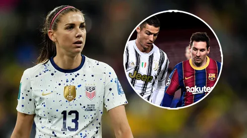 Alex Morgan no dudó y eligió al mejor entre Lionel Messi y Cristiano Ronaldo: "Es mucho mejor"