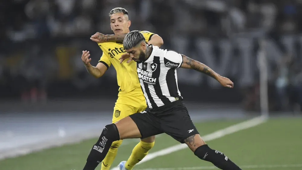 Leo Fernández no pudo mostrar su mejor cara ante Botafogo [Foto: CONMEBOL]
