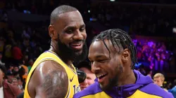 LeBron y Bronny James en la NBA.