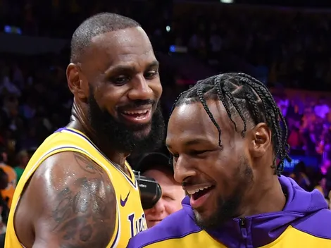 Las 15 palabras que LeBron le dijo a su hijo Bronny para hacer historia