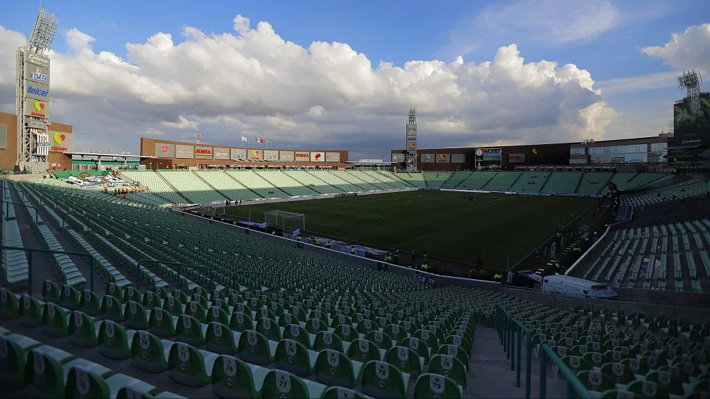 El Estadio Corona se prepara para Santos vs. Pachuca [Foto: Getty]