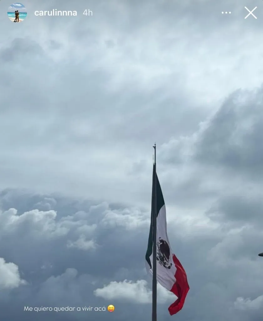 La publicación de la pareja de Gonzalo Piovi. (Instagram)