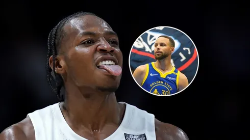 Quincy Olivari y Stephen Curry.