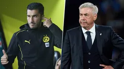 Nuri Sahin y una jugada contra Carlo Ancelotti.