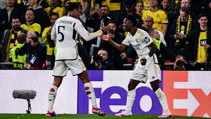 Los jugadores de Real Madrid festejan su triunfo ante Borussia Dortmund en la final de la Champions League 2023-2024.
