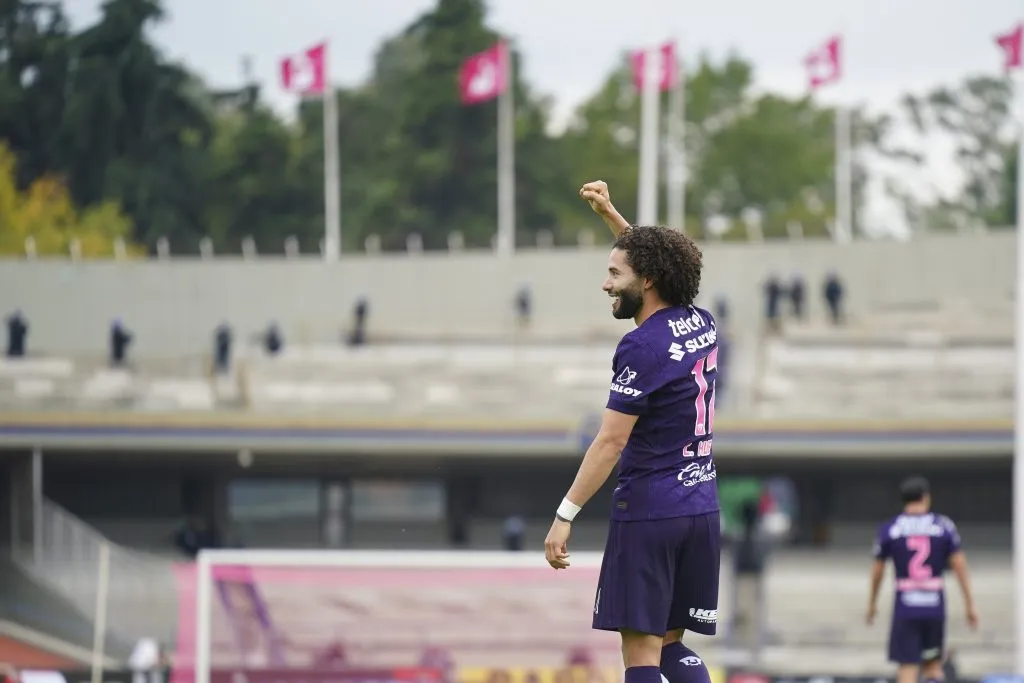 César Huerta convirtió un doblete ante Atlético San Luis (Imago7)