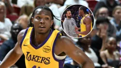 Quincy Olivari y Stephen Curry.