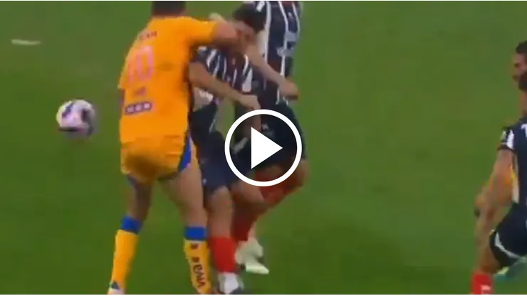 ¿Debió ser expulsado? La agresión de André-Pierre Gignac a Víctor Guzmán en Rayados vs. Tigres