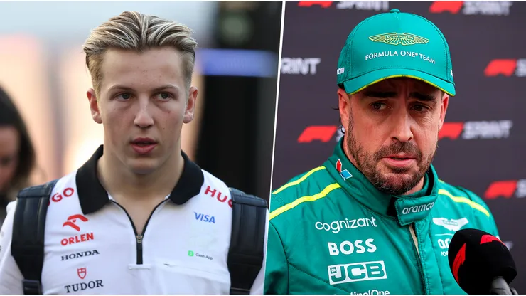 Fernando Alonso apuntó contra Liam Lawson en el Sprint