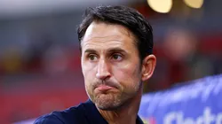 Beñat San José mostró su enfado por el empate de Atlas