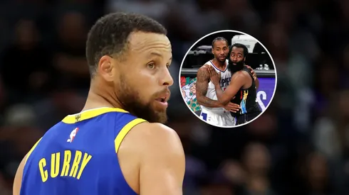 Stephen Curry, Kawhi Leonard y James Harden.