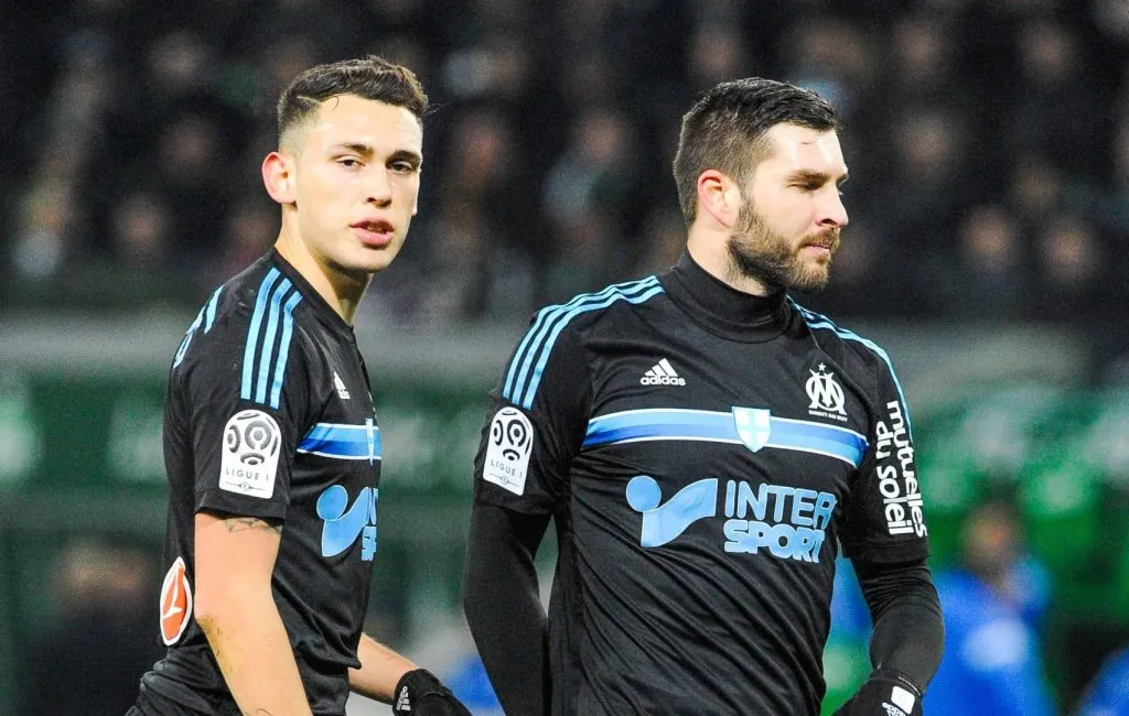 Ocampos y Gignac compartiendo equipo en Marsella (IMAGO)