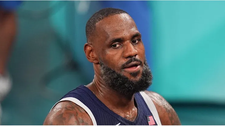 LeBron James en los Juegos Olímpicos París 2024.