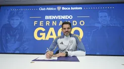 El flamante conductor de Boca fue presentado este lunes.