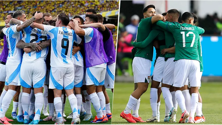 Argentina y Bolivia se enfrentan en el Estadio Monumental