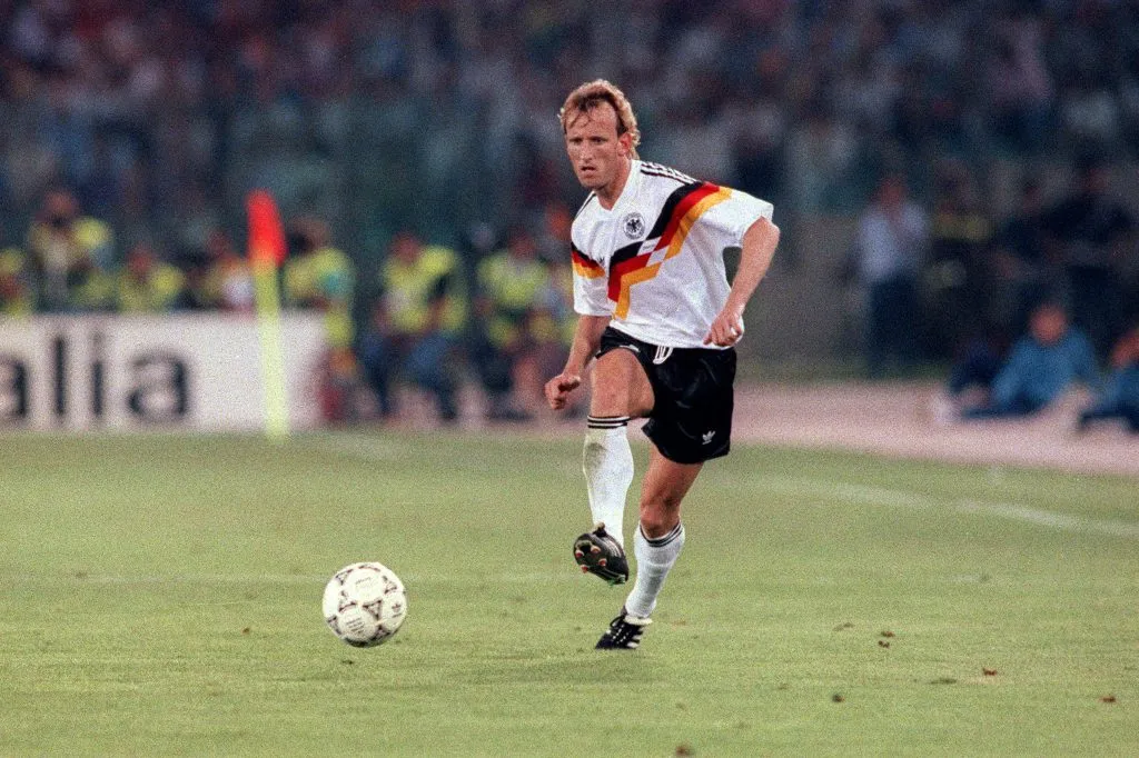 Andreas Brehme en la final del Mundial 1990 (IMAGO)