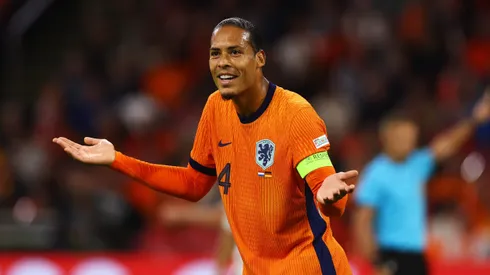 Van Dijk no jugará ante la Selección de Alemania.