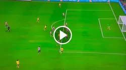 Óscar Whalley y un error que le permitió a América marcar un gol