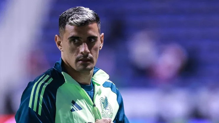Germán Berterame se estrenó en la Selección Mexicana.
