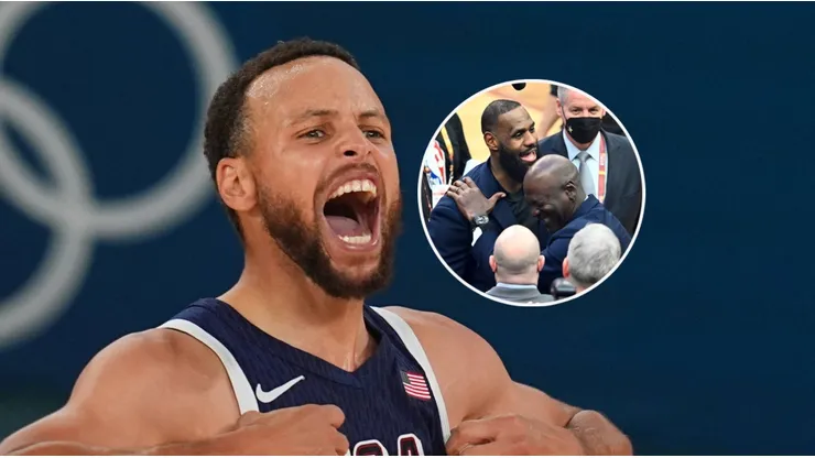 Stephen Curry, LeBron James y Michael Jordan.