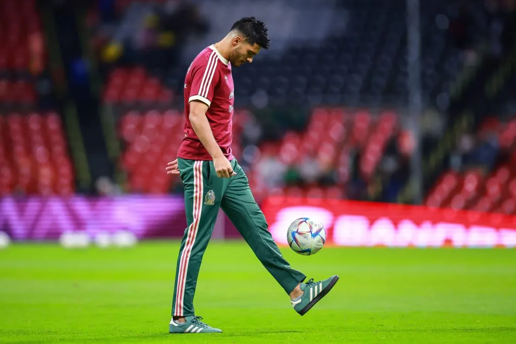 Raúl Jiménez anotó 33 goles en 106 partidos con la Selección Mexicana. (Getty Images)